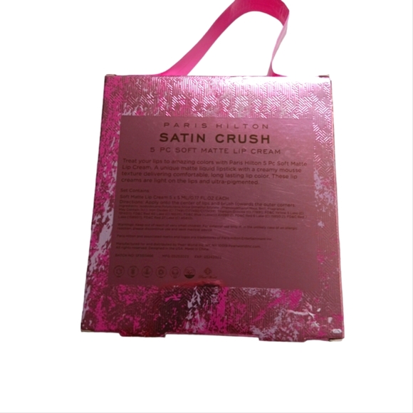 Paris Hilton | Satin Crush 5pc Soft Matte Lip Cream - Picture 2 of 2